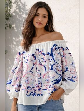 Floral Off Shoulder Top